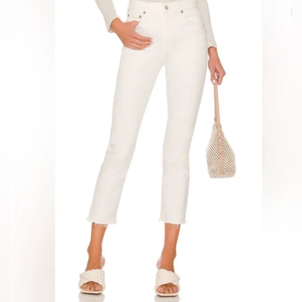 Gap Kick Fit High Rise White Jeans - Size 29 (8R), Like New